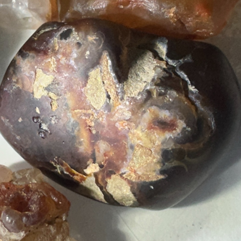 Subtle purple Saddle Ranch Fire 🔥 Agate 🔥 - Picture 2 of 5